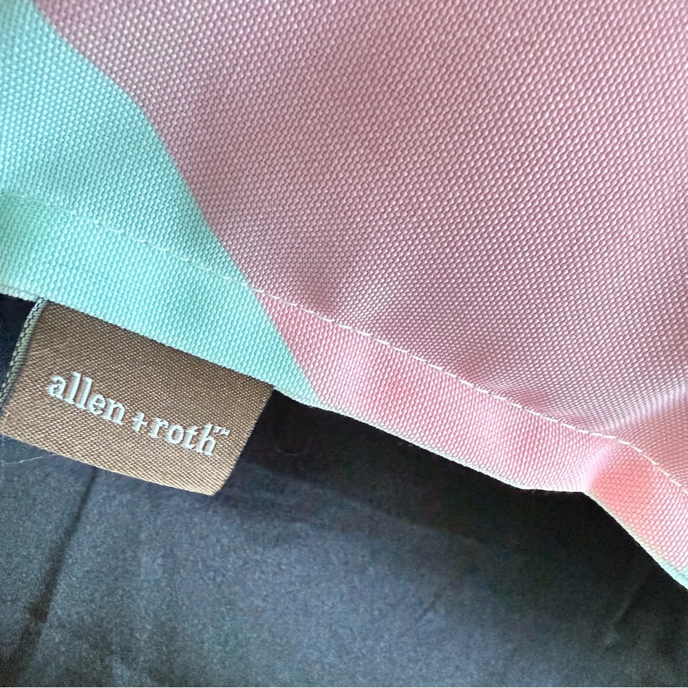 Allen + Roth -Geometric  Multicolor Geometric Pillow 16'x16' - Picture 5 of 7